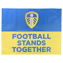 Leeds United Football Club DEC UKRAINE SUPPORT FLAG