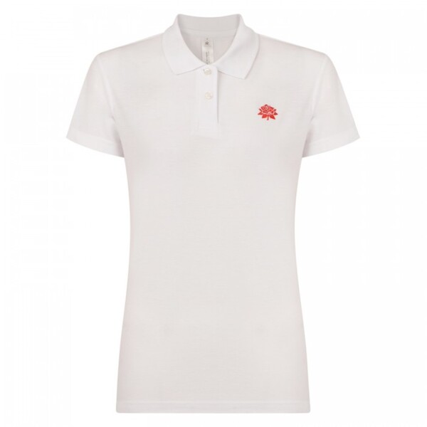 Lancashire Ladies Pique Polo White