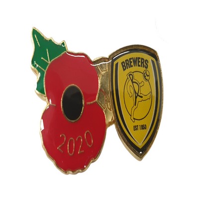 POPPY PIN BADGE 20/21 - Burton Albion FC The Online Shop