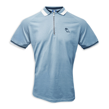  Mens Melton Zip Polo