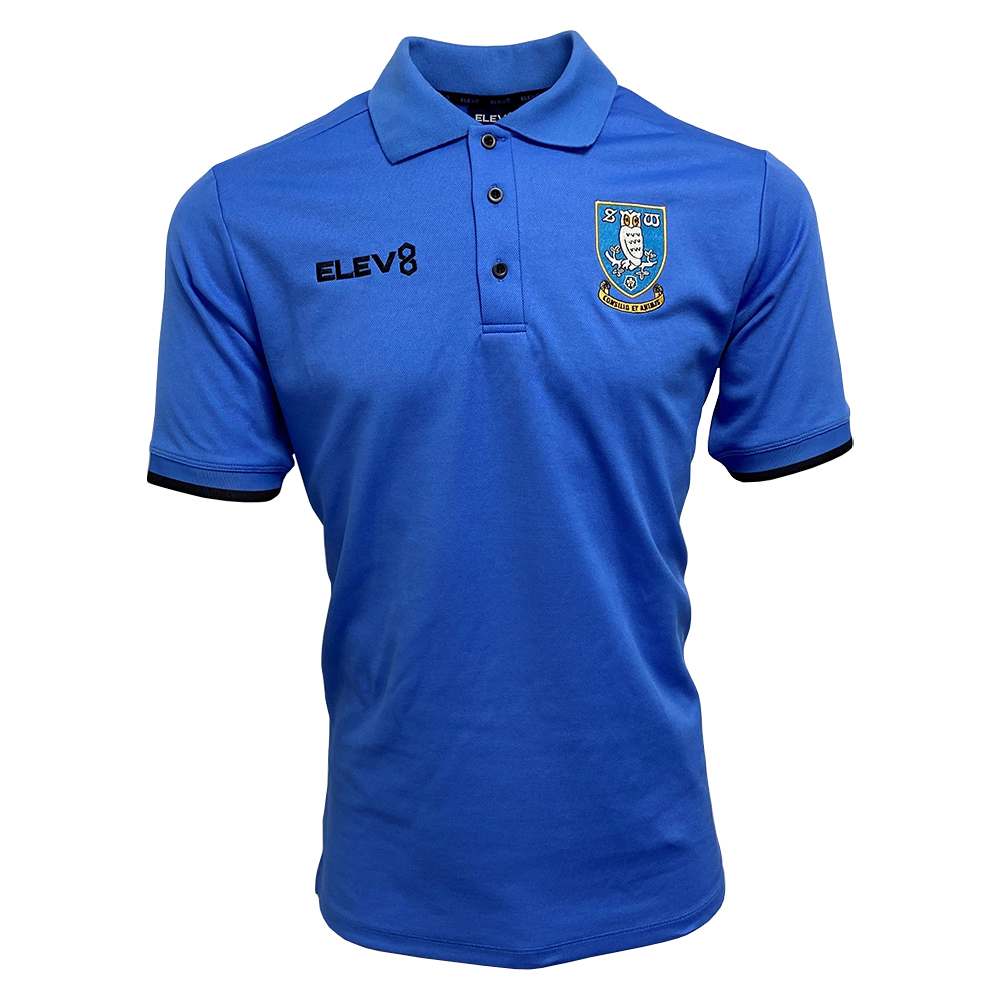 2021 Junior Polo Shirt Blue - Sheffield Wednesday Football Club