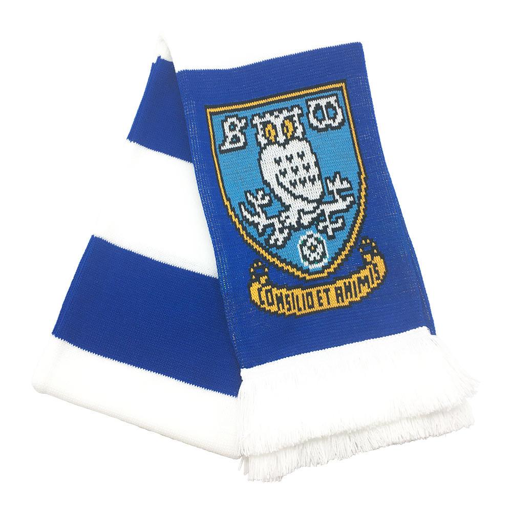 Swfc Jacquard Bar Scarf - Sheffield Wednesday Football Club